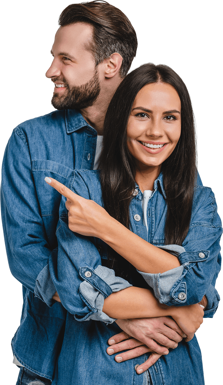 Pareja feliz Mutuus